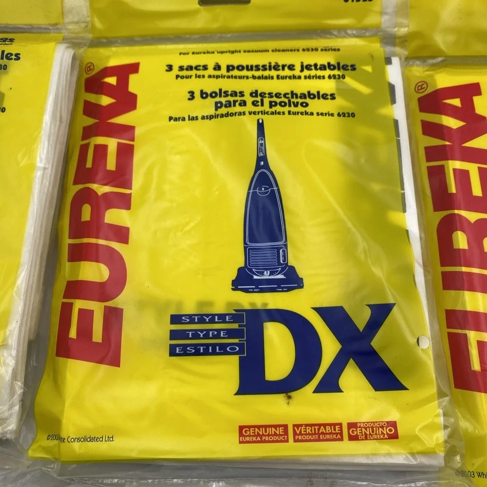Eureka Vacuum bags Style DX 6‎ Pack Lot Containing 3 Bags Each